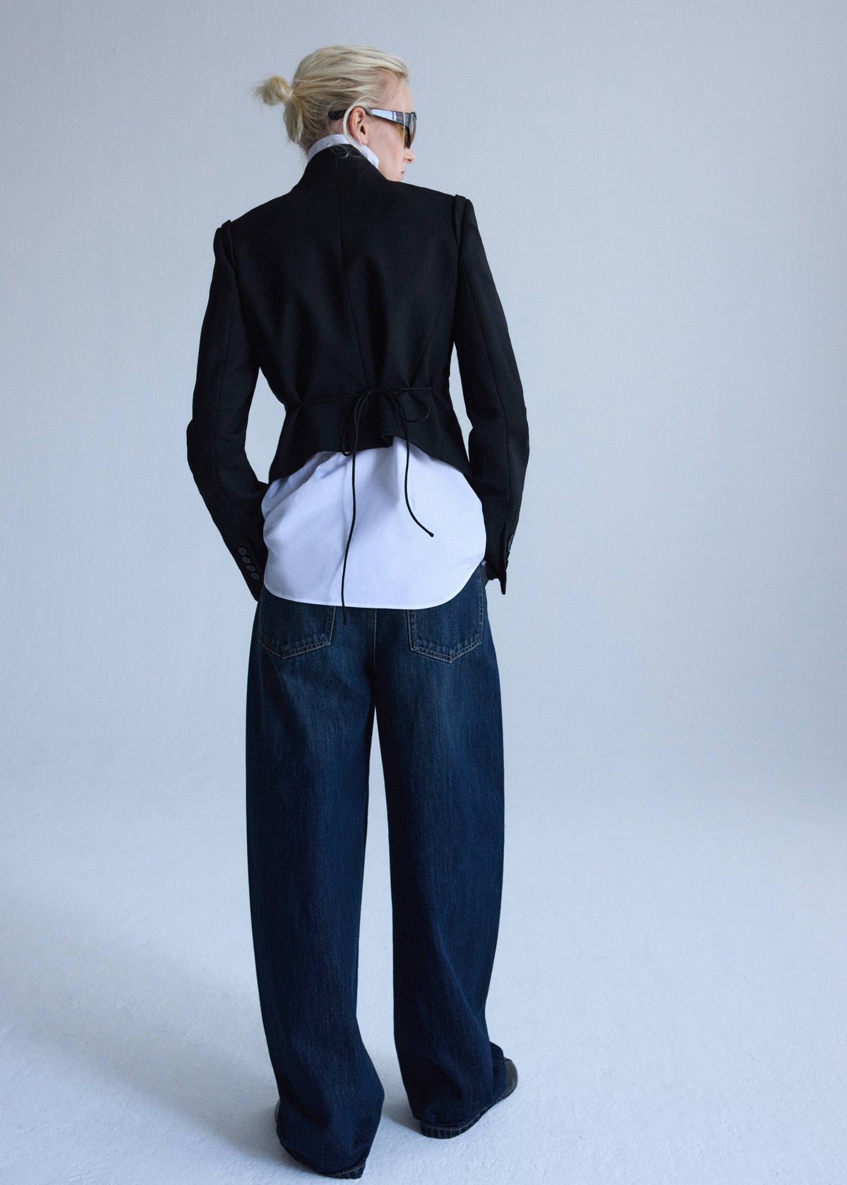 100% wool suit jacket with buttons