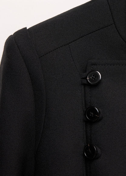 100% wool suit jacket with buttons