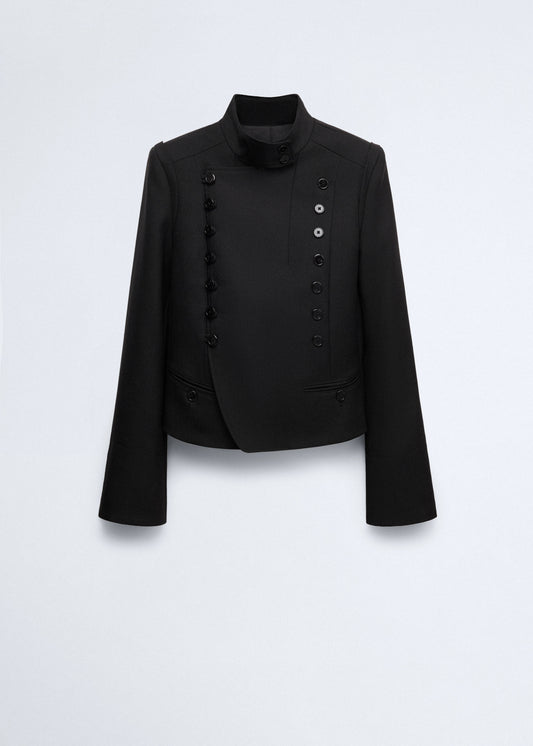 100% wool suit jacket with buttons