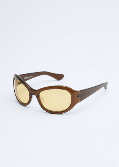 Oval-frame sunglasses