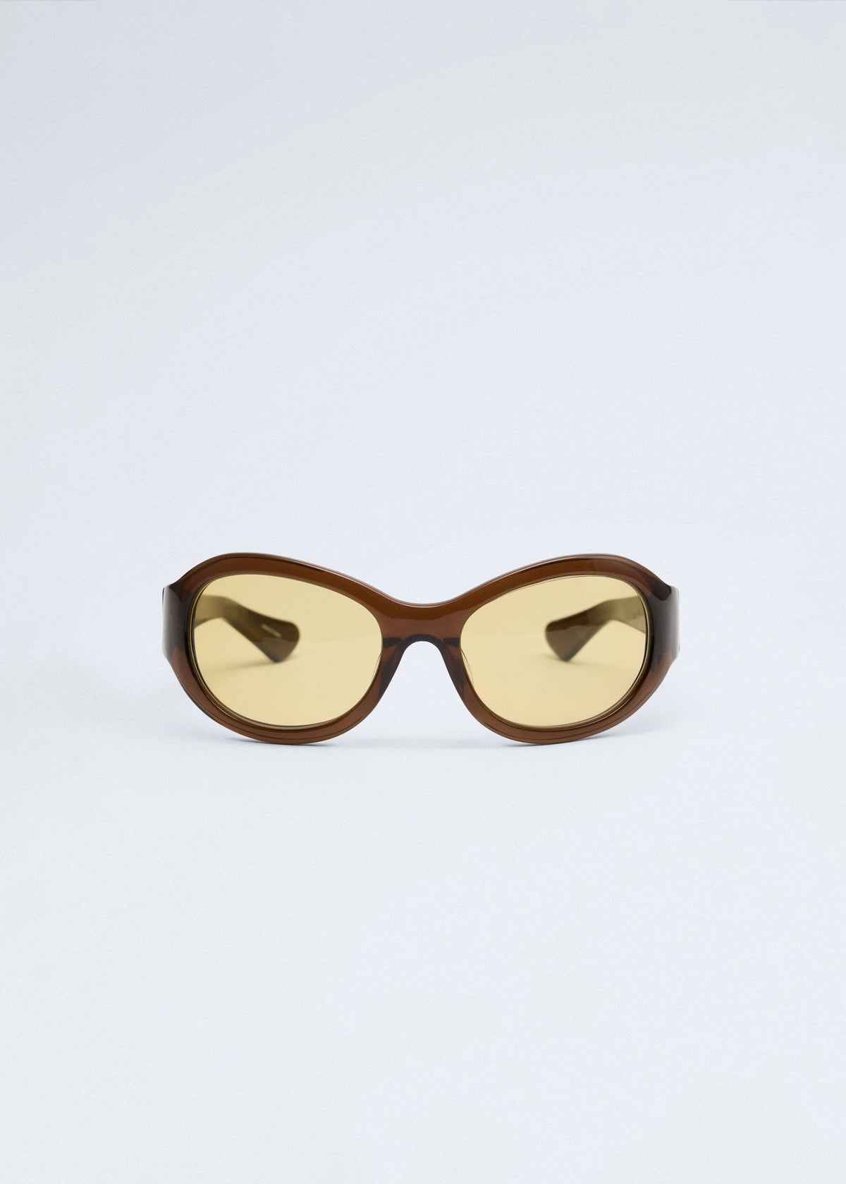 Oval-frame sunglasses
