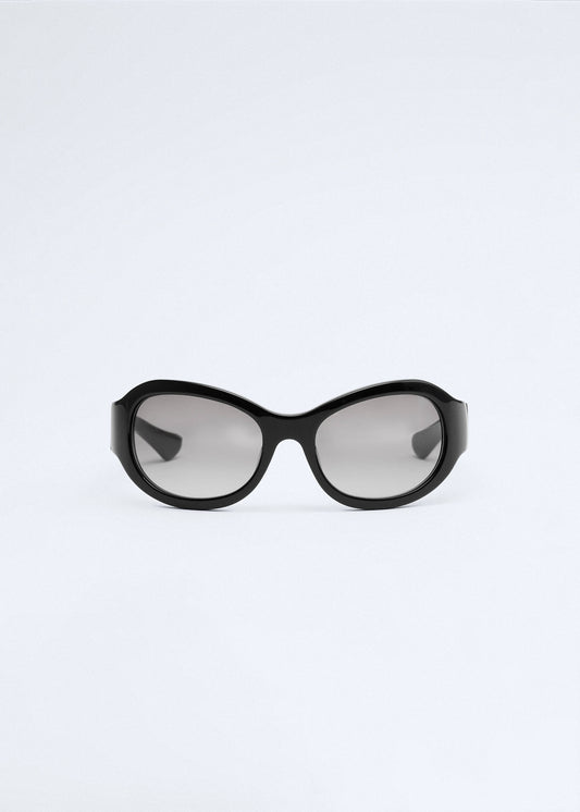Oval-frame sunglasses