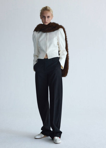 Faux-fur scarf