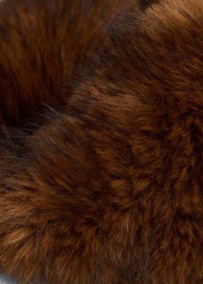 Faux-fur scarf