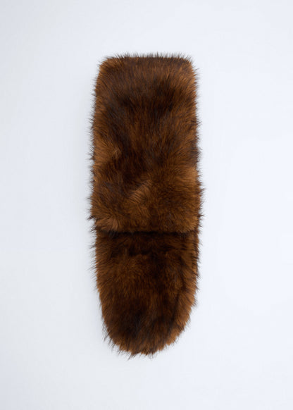 Faux-fur scarf