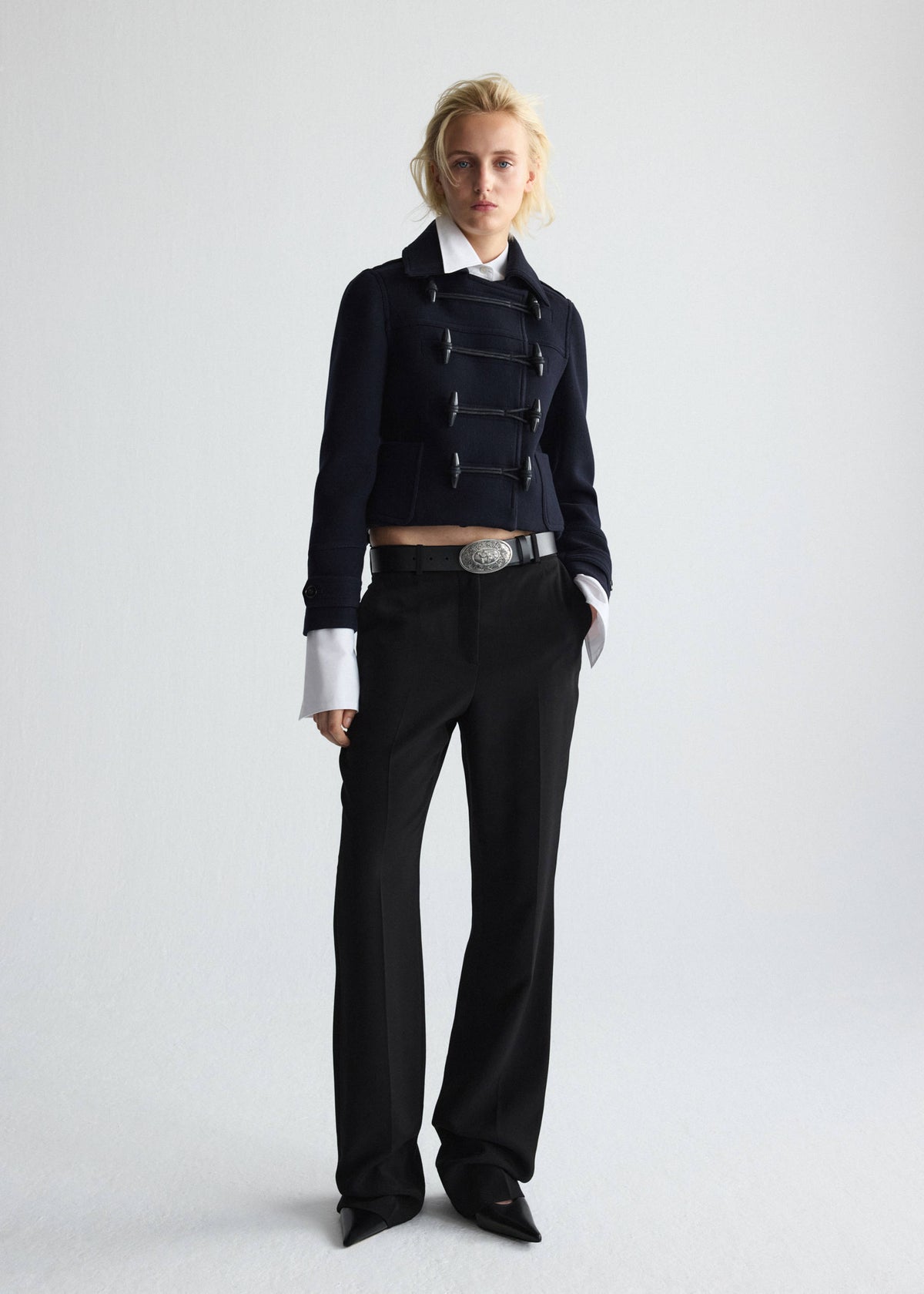 Wool duffle coat
