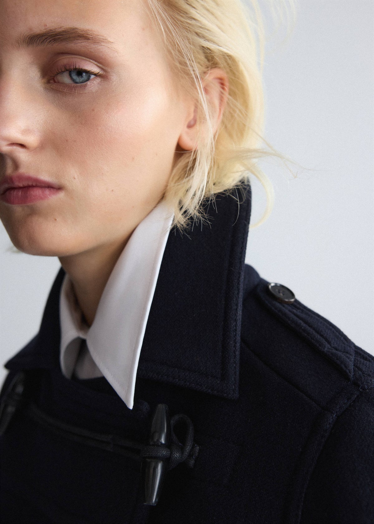 Wool duffle coat