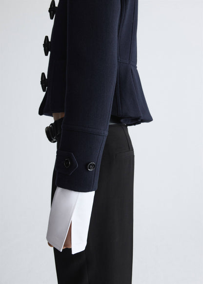 Wool duffle coat