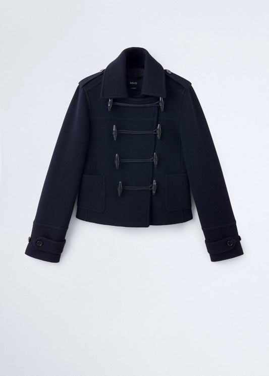 Wool duffle coat