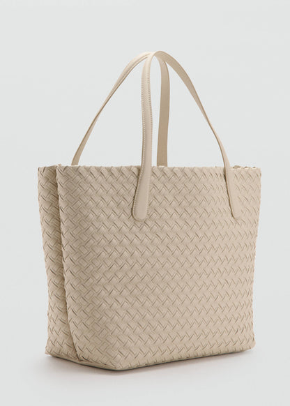 Braided tote bag