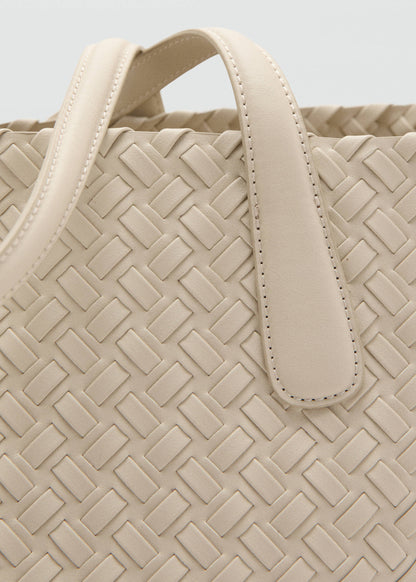 Braided tote bag