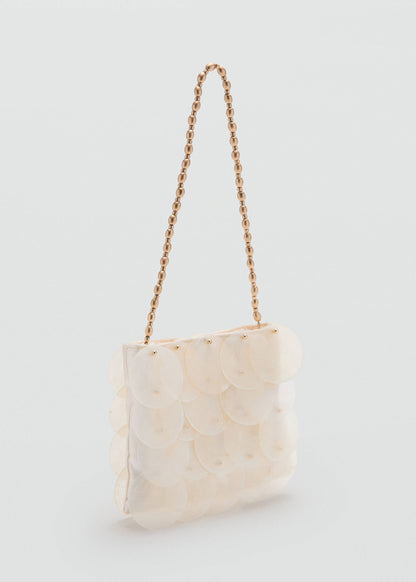 Shell clutch bag
