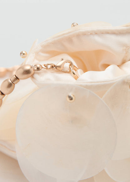 Shell clutch bag