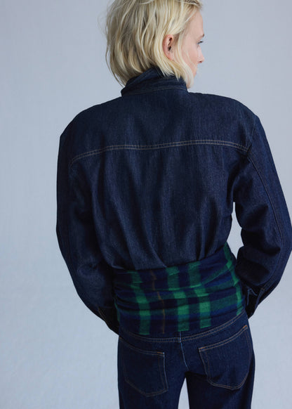 Denim shirt with flap pockets - Women | MANGO United Kingdom