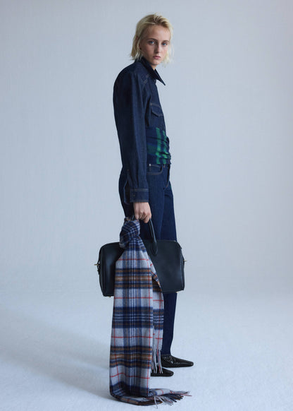 Denim shirt with flap pockets - Women | MANGO United Kingdom