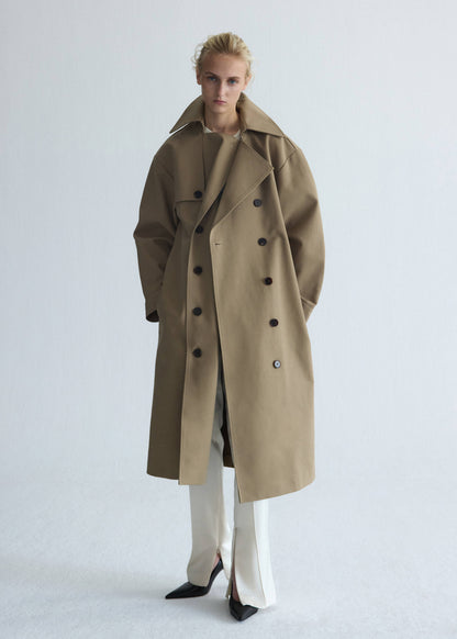 Belt lyocell trench