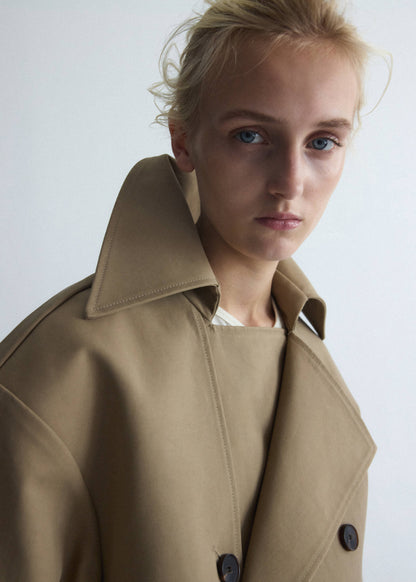 Belt lyocell trench