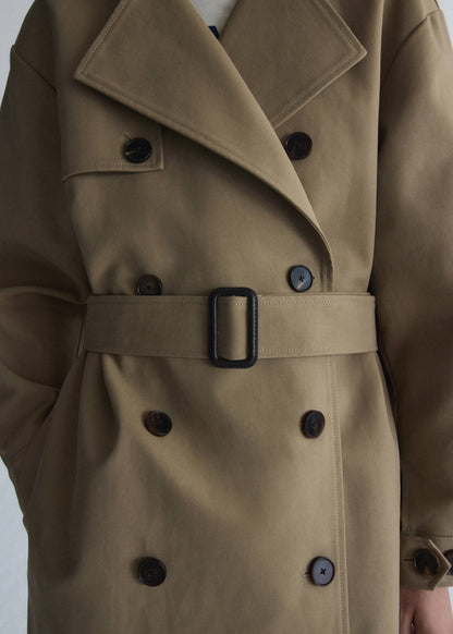 Belt lyocell trench