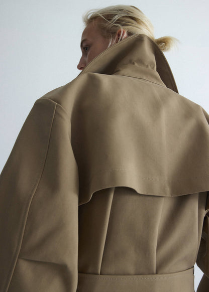 Belt lyocell trench