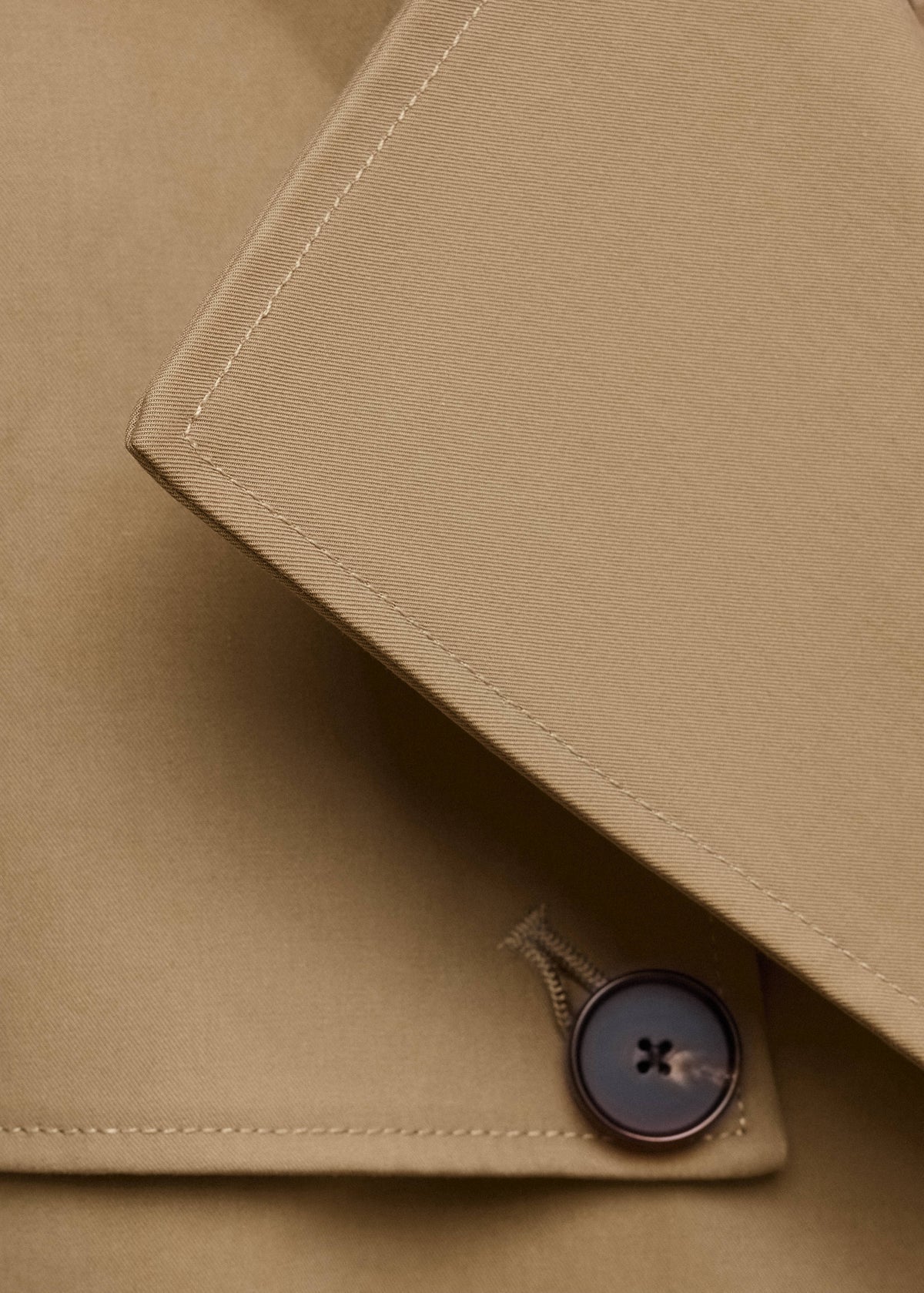 Belt lyocell trench