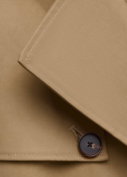 Belt lyocell trench