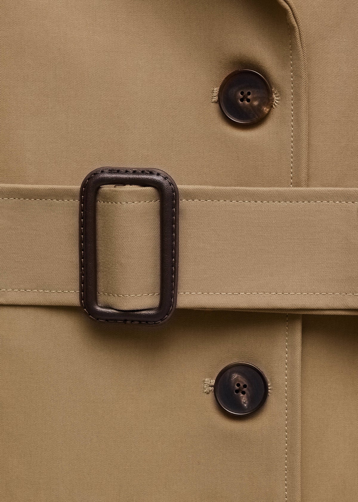 Belt lyocell trench