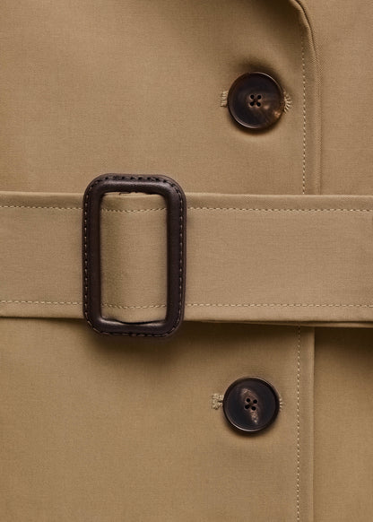 Belt lyocell trench