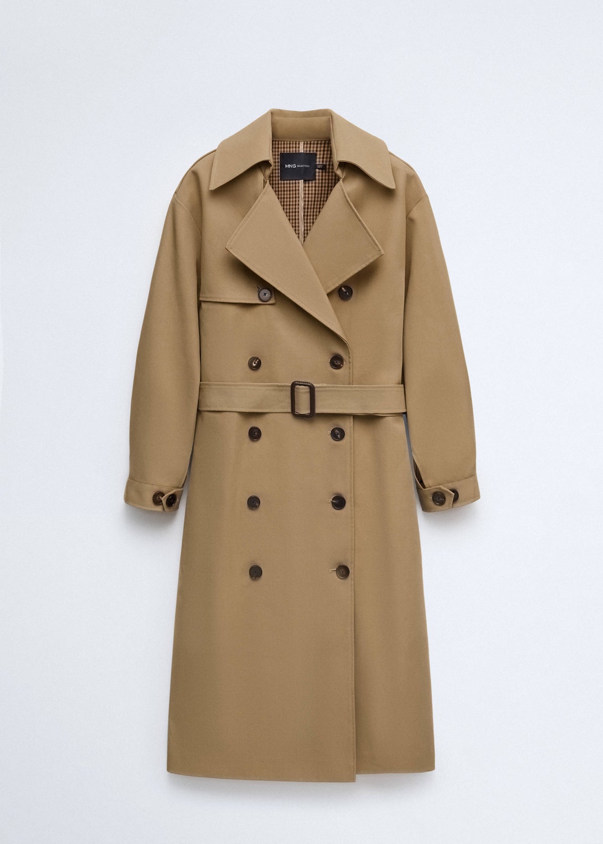 Belt lyocell trench