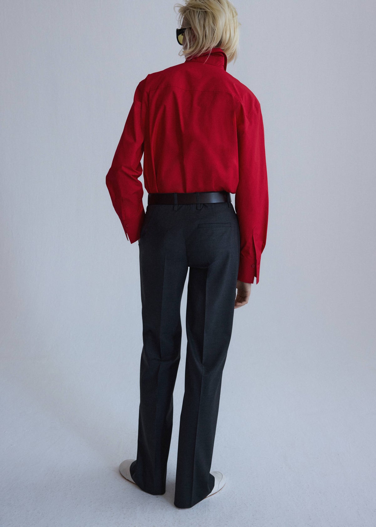 Poplin shirt with pocket