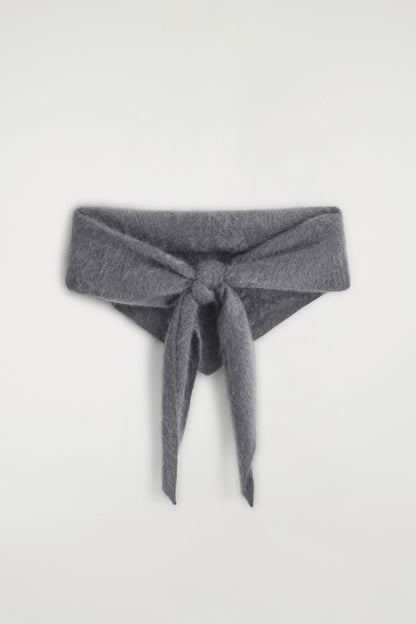 Brushed-Cashmere Triangle Scarf