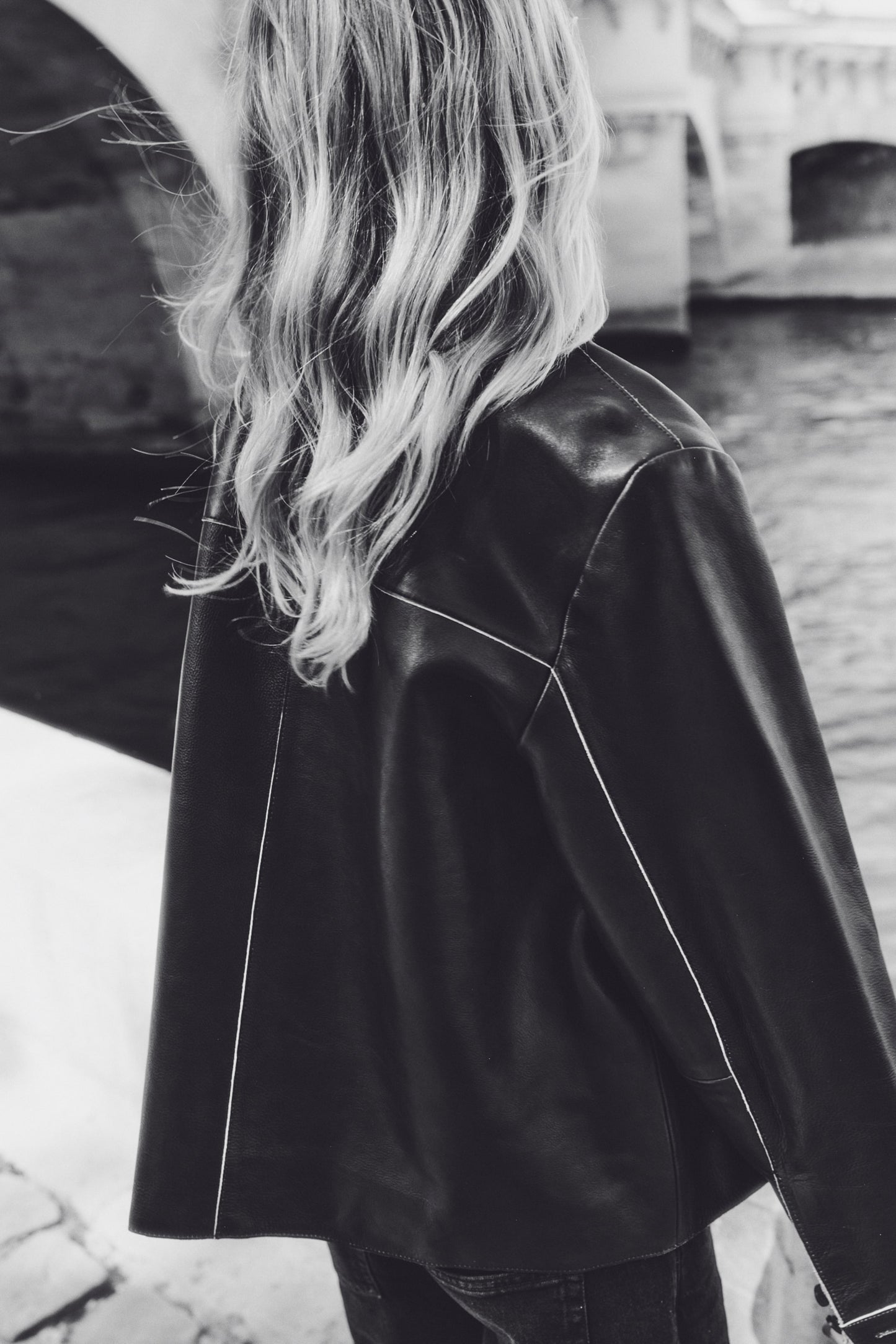 Leather jacket