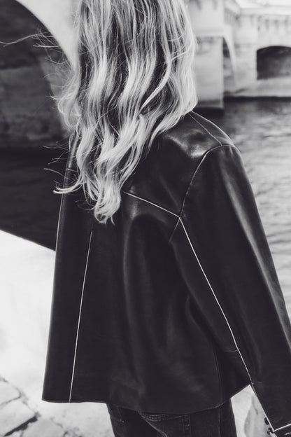 Leather jacket