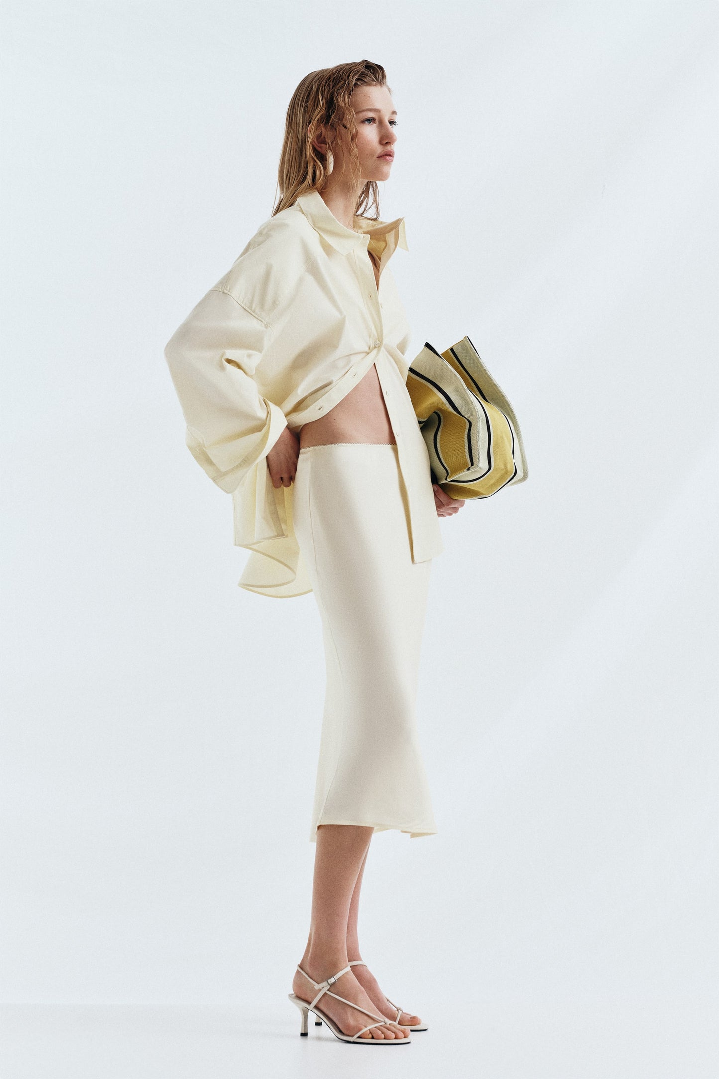 Viscose slip skirt
