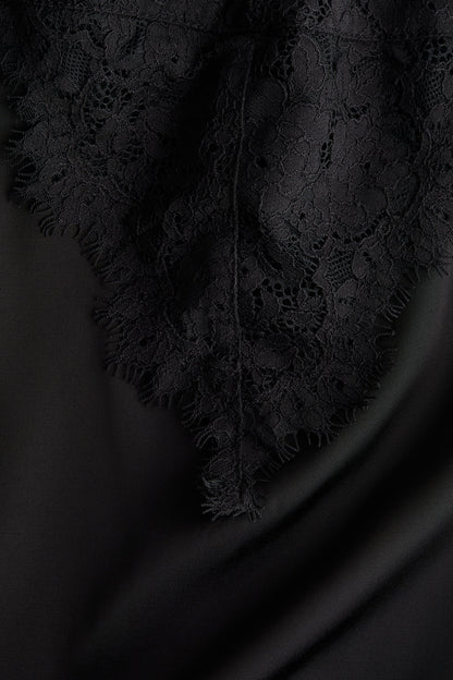Lace-detail strappy top