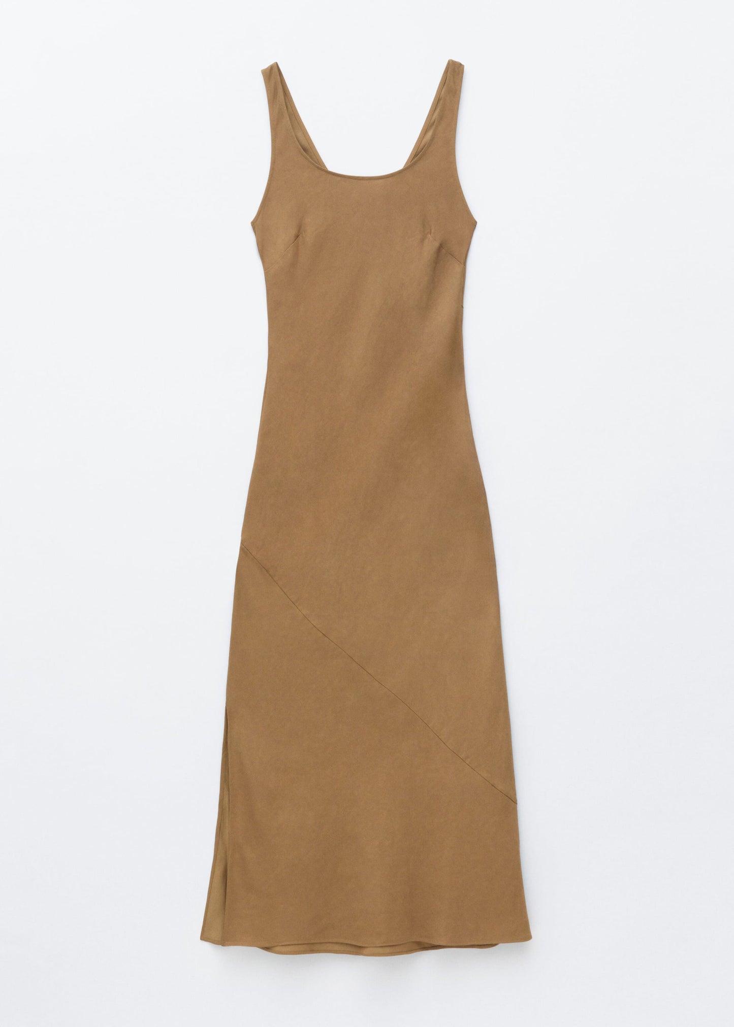 Bias-Cut Midi Dress