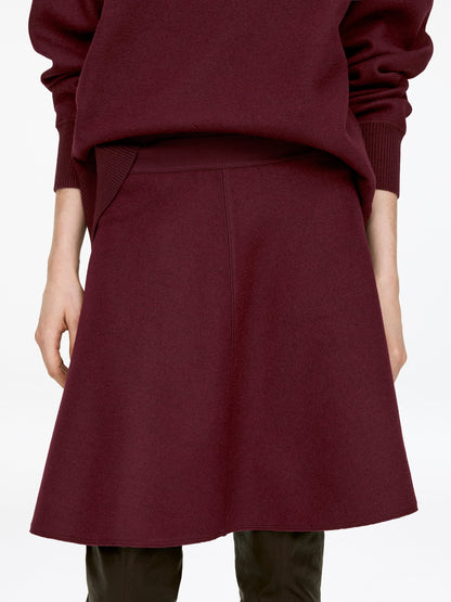 Doublé Wool-Blend Skirt