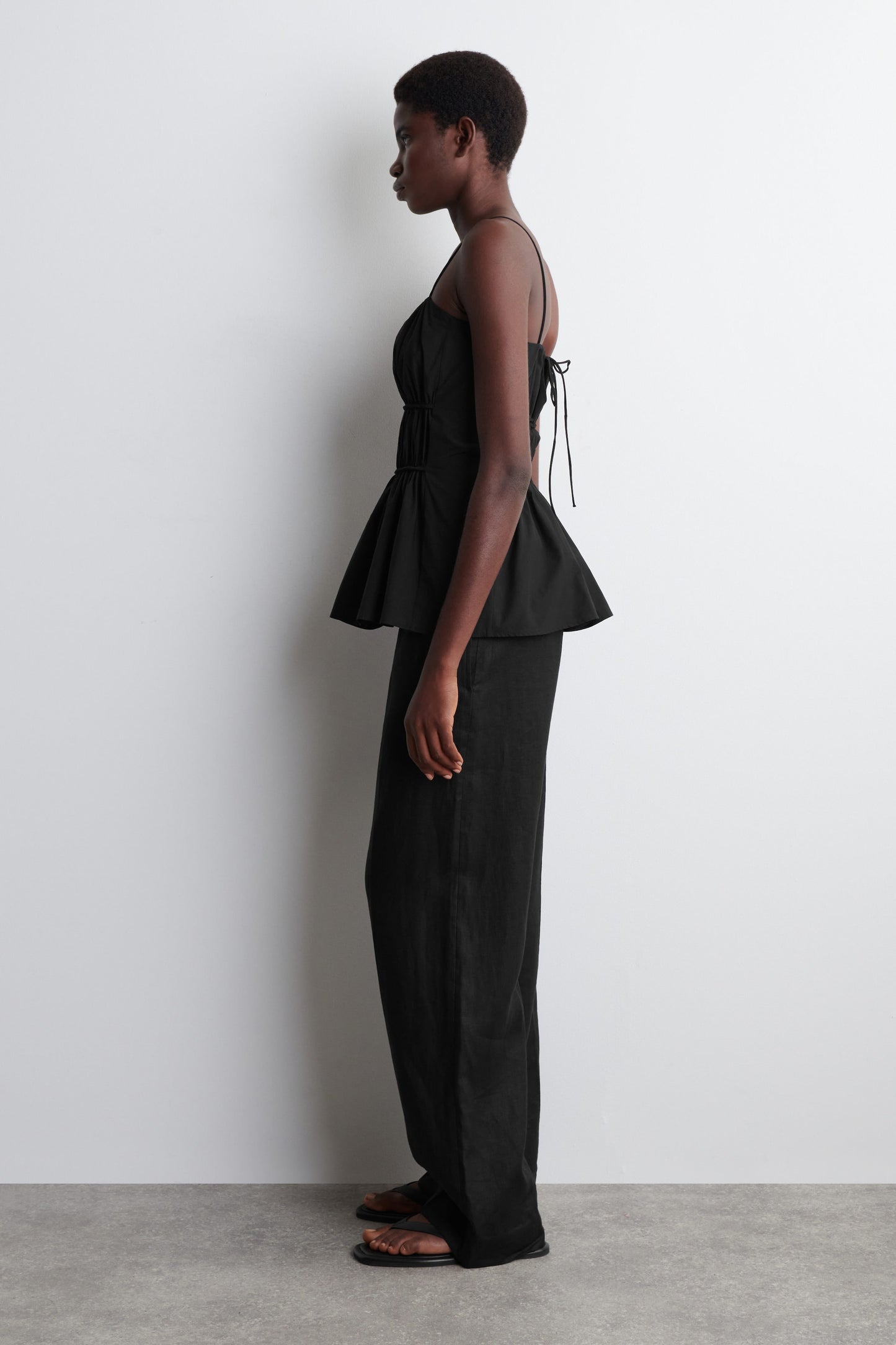 Gathered Cotton Top
