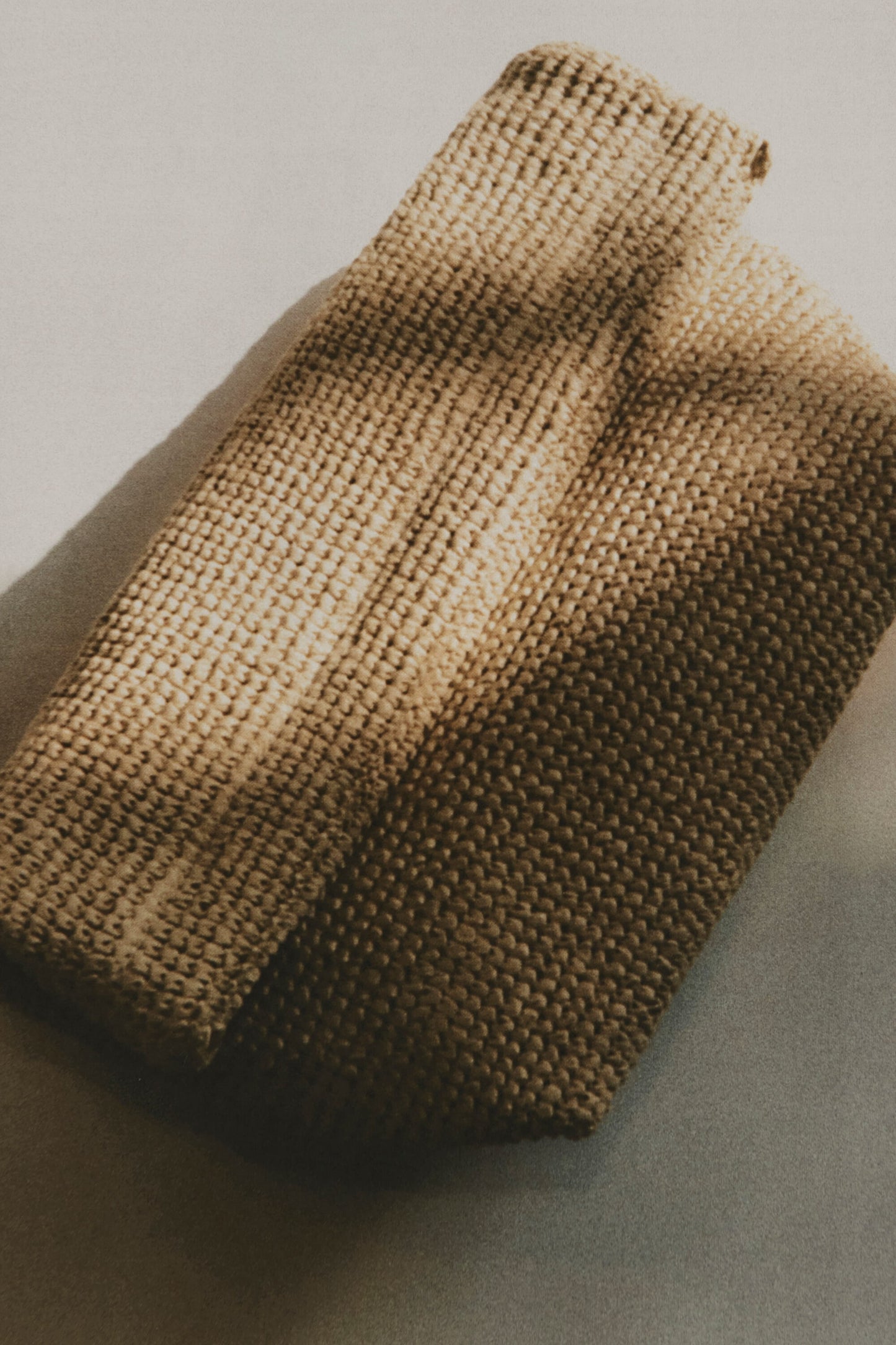 Folded Clutch Straw Bag