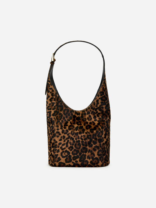 Pony Hair-Effect Suede Tote