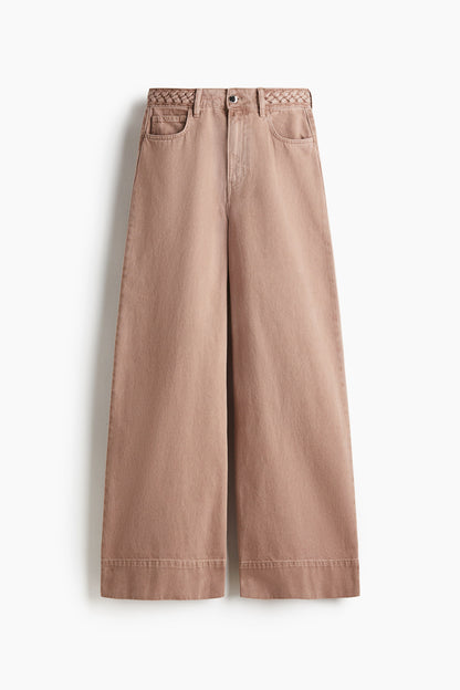 Wide High Jeans