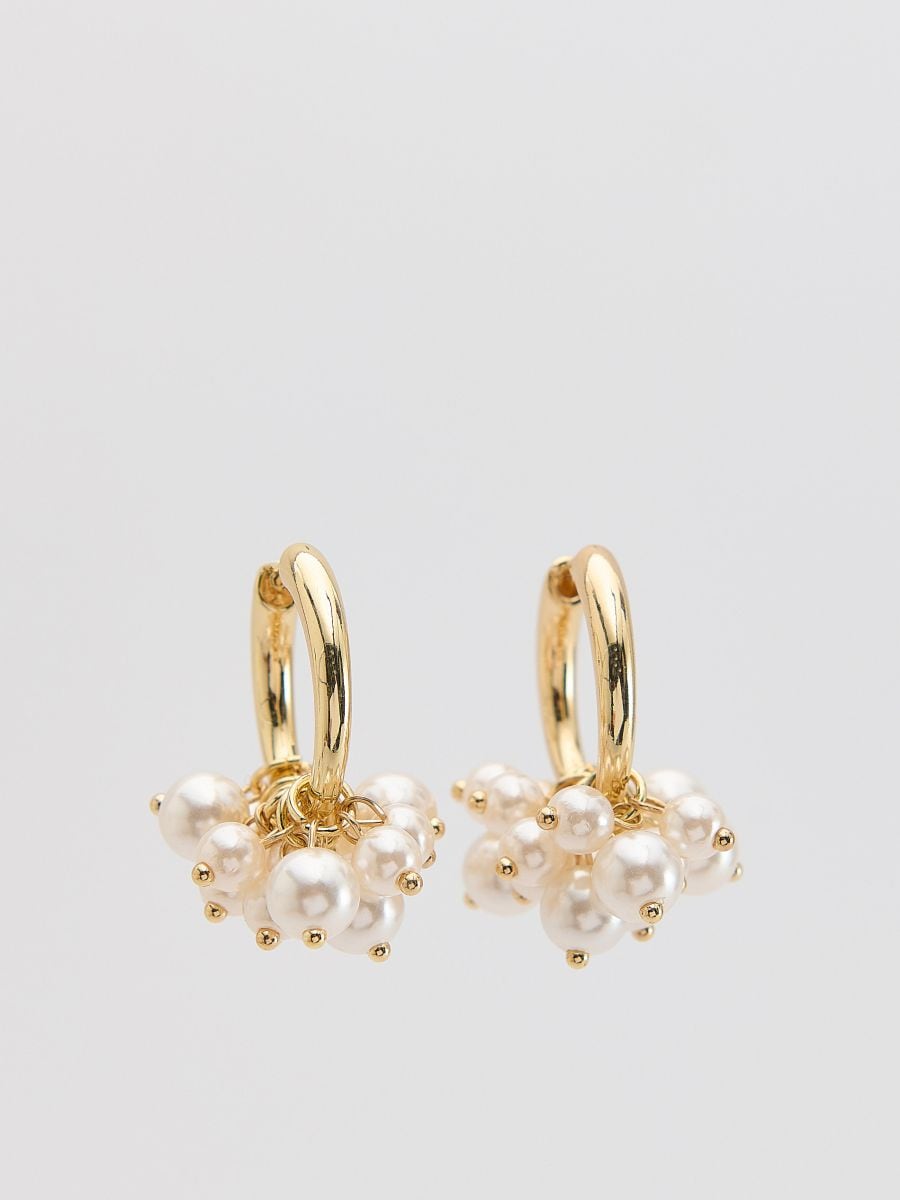 Pearl Hoop Earrings