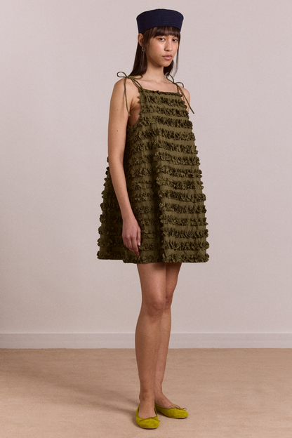 Leili ruffle mini dress