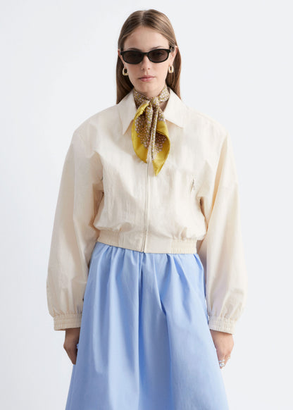 Zip-Front Short Jacket