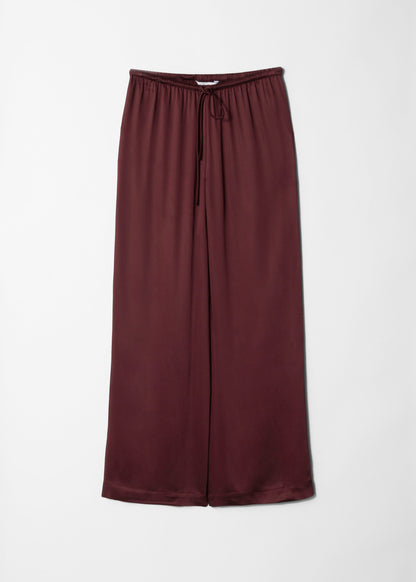 Drawstring Satin Trousers