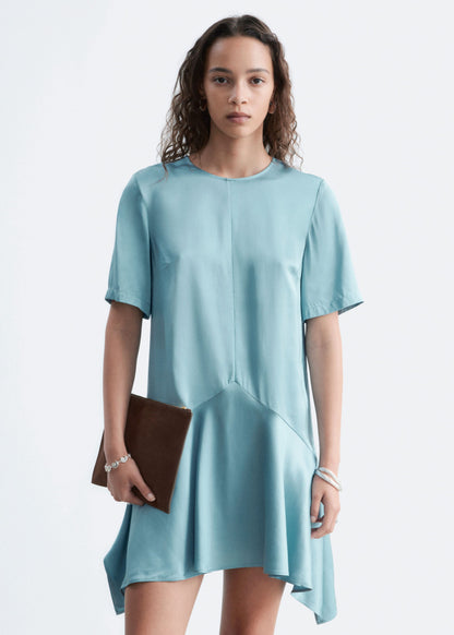 Handkerchief Hem Mini Dress