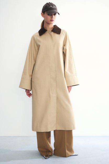 Cotton twill coat