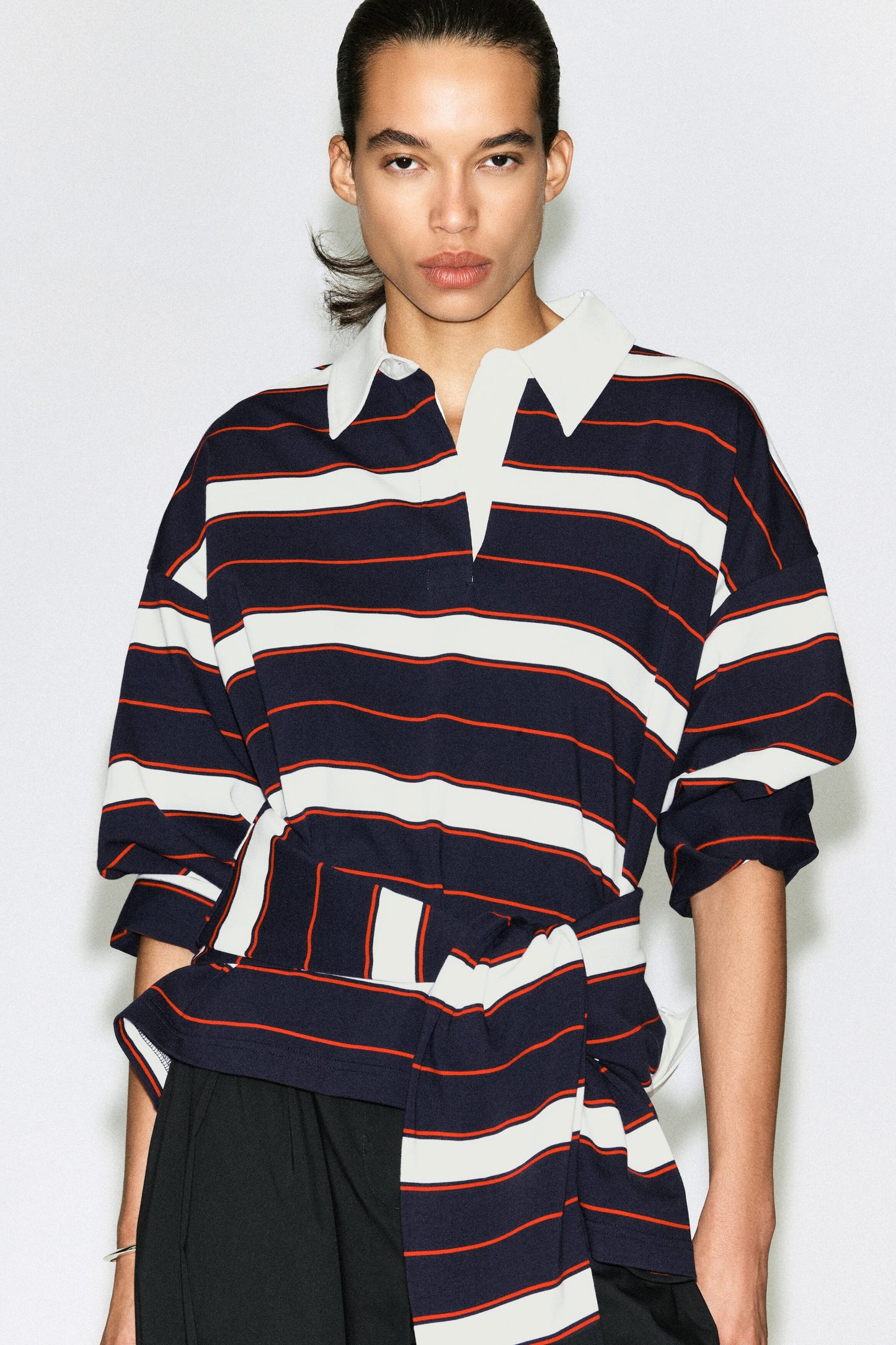 Striped Cotton Rugby Shirt