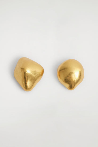 Mismatched Molten Stud Earrings