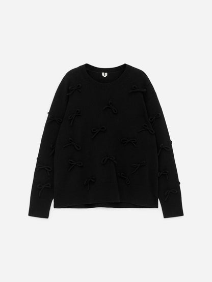 Wool Bow Jumper