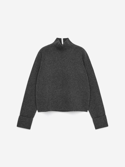 Roll-Neck Wool Jumper